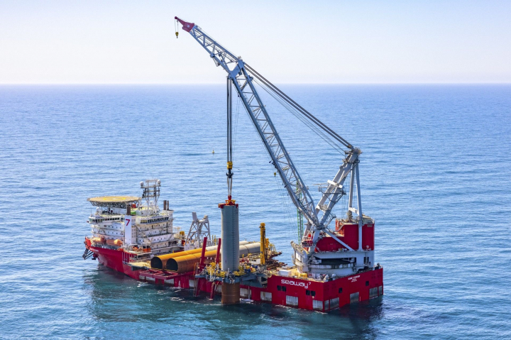 Seaway7 завершила монтаж фундаментов на ветропарке Dogger Bank