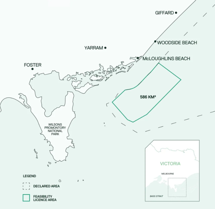 Крупнейший проект морской ветроэнергетики Австралии Star of the South переходит к следующему этапу