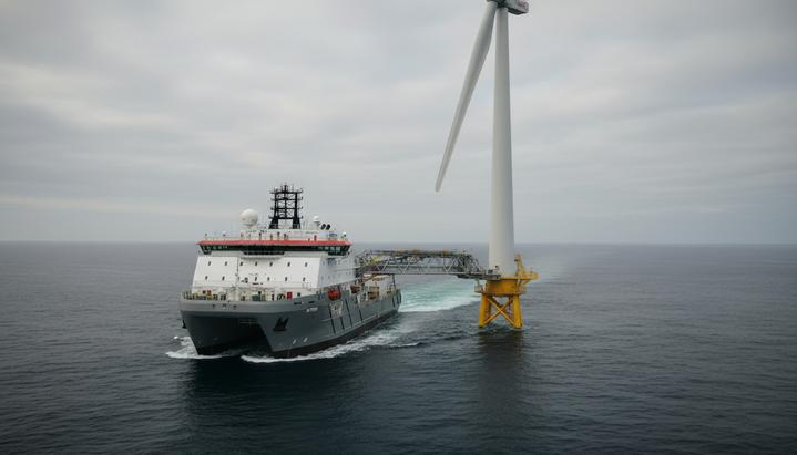 Acta Marine получила новое судно Acta Pegasus для морских ветропарков