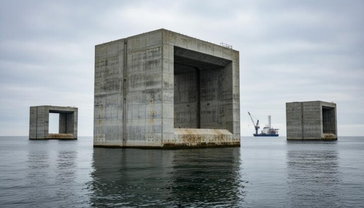 Энергоостров Princess Elisabeth: завершено создание бетонных оснований