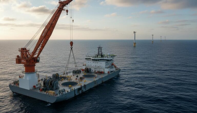 Южная Корея получит новое судно для плавучих ветроэлектростанций