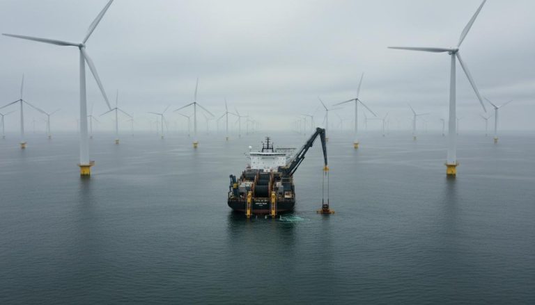 На ВЭС East Anglia Three в Британии началась прокладка кабелей