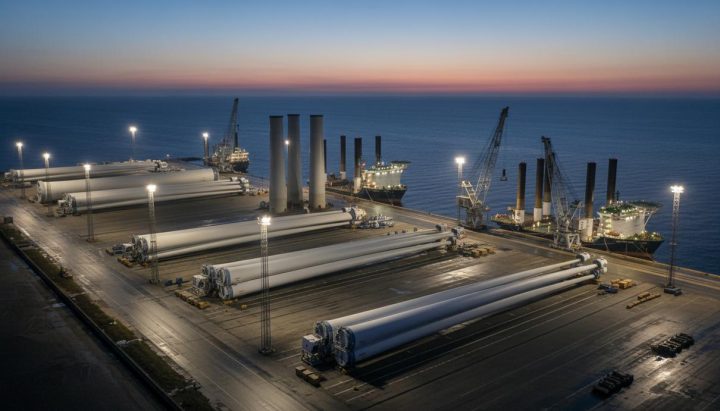 Создание крупного хаба морской ветроэнергетики в порту Дангджин, Южная Корея