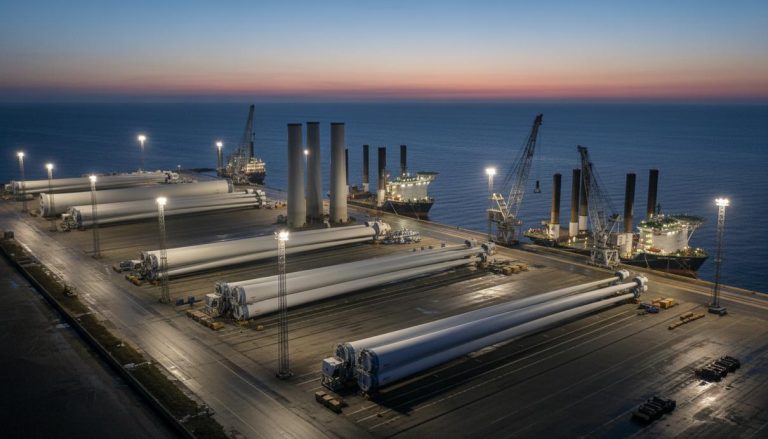 Создание крупного хаба морской ветроэнергетики в порту Дангджин, Южная Корея