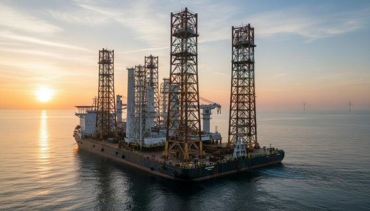 Allseas Braveheart: Новая баржа для масштабных проектов морской ветроэнергетики