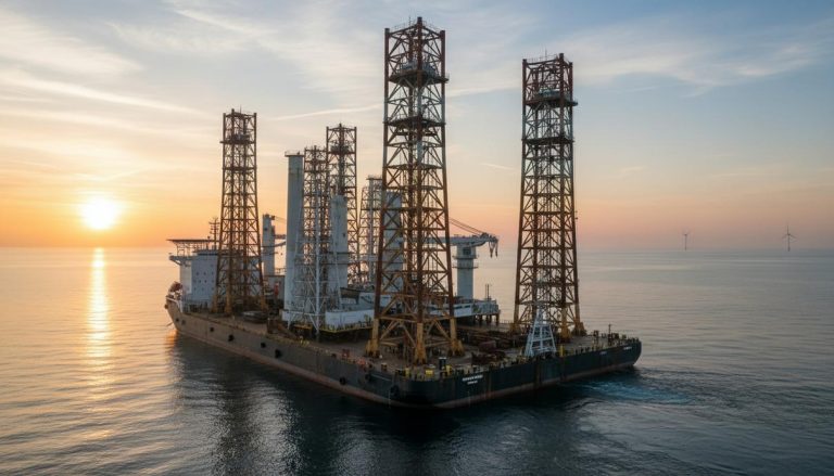 Allseas Braveheart: Новая баржа для масштабных проектов морской ветроэнергетики