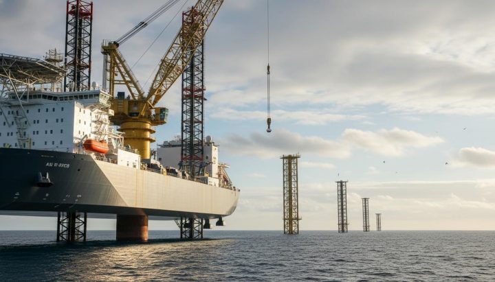 Seatrium передала Maersk судно-установщик для крупного ветропарка в США