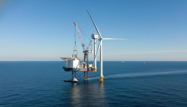 В США завершили монтаж турбин крупной морской ветрофермы Vineyard Wind 1