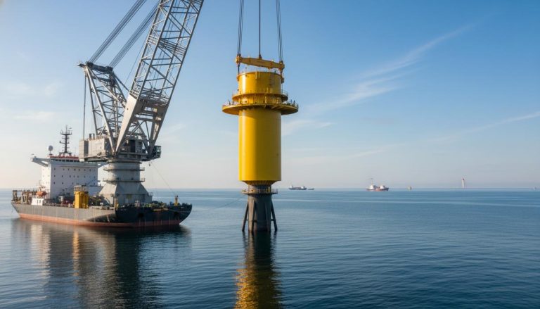 На польской ВЭС Baltic Power завершен монтаж переходных элементов фундаментов