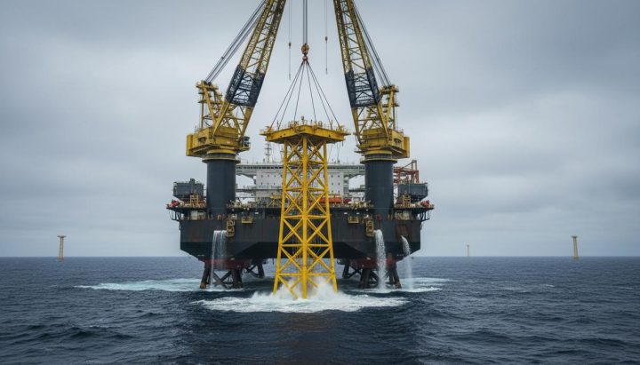 В Северном море установлено основание первой подстанции ветропарка Hornsea 3