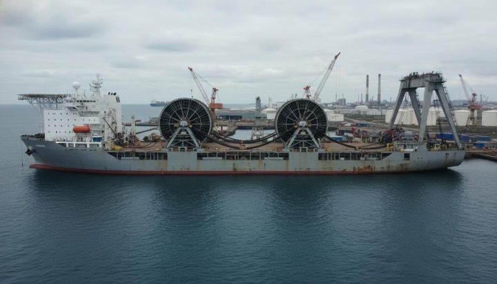 Jan De Nul спустила на воду второй сверхмощный кабелеукладчик серии