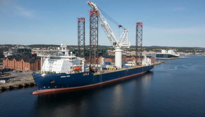 DEME ввела в строй специализированное судно для морской ветроэнергетики