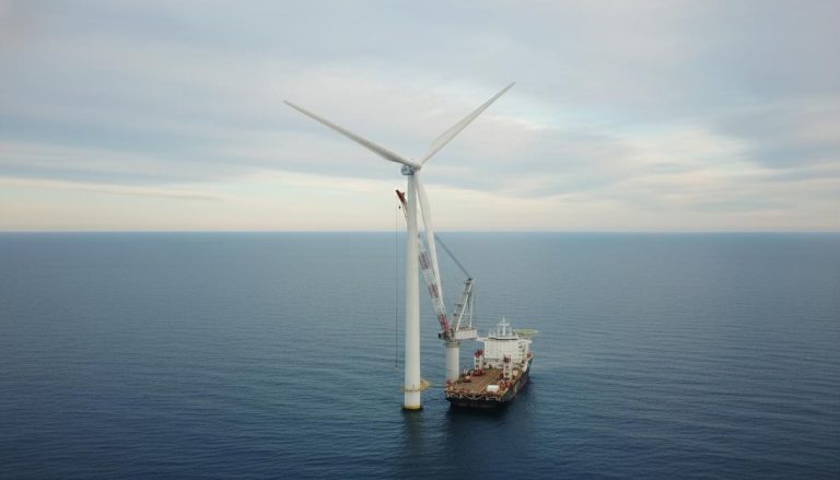 В Дании начали установку первых в мире экологичных ветрогенераторов