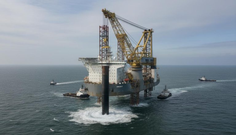 В Нидерландах применили технологию бесшумного монтажа морских ветропарков