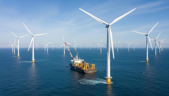 RWE завершает установку турбин на ветропарке Sofia в Северном море