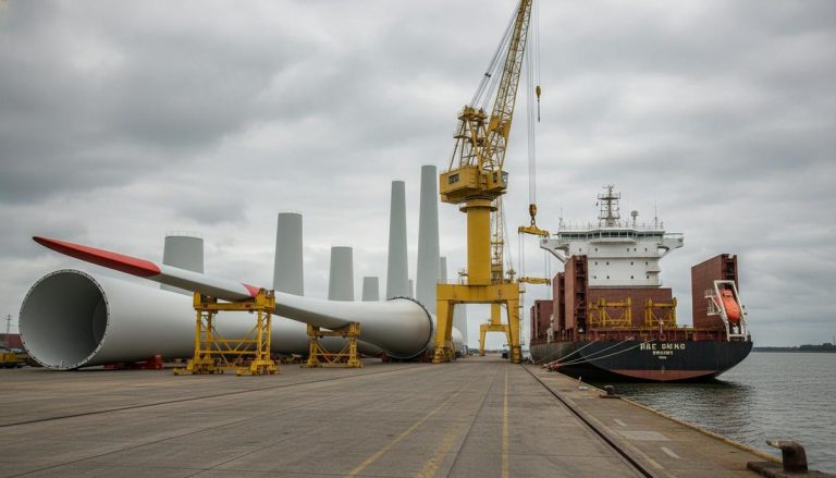 Порт Эмсхавен увеличил мощности причала для проектов ветроэнергетики