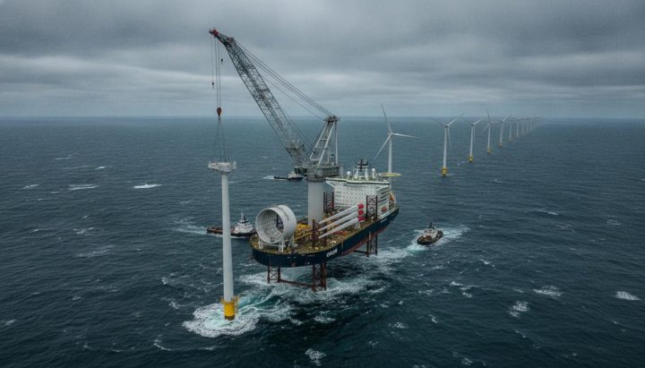 RWE начала монтаж турбин на проекте Nordseecluster мощностью 1,6 ГВт