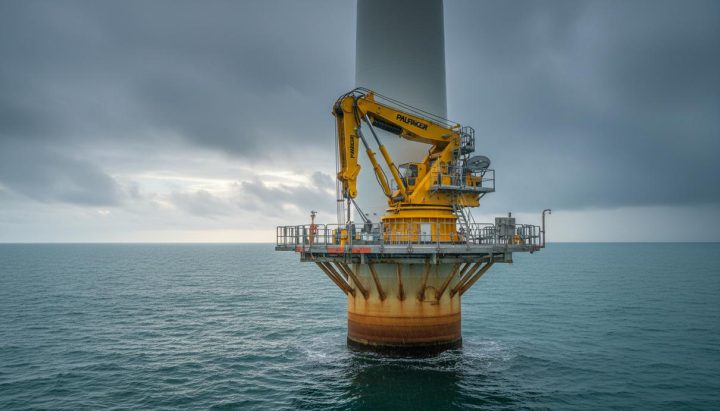 Palfinger поставит 64 крана для ветропарка East Anglia Two в Британии