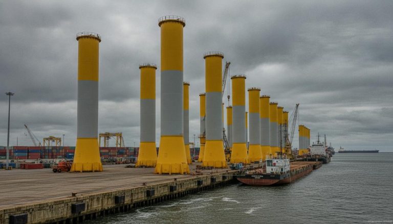 CS Wind отправила первые переходные элементы для ВЭС Nordlicht I