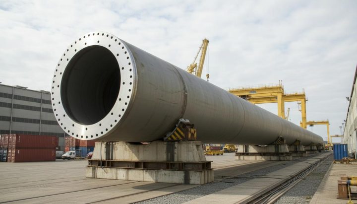 JFE Engineering изготовила первую в Японии моноопору для морской ВЭС