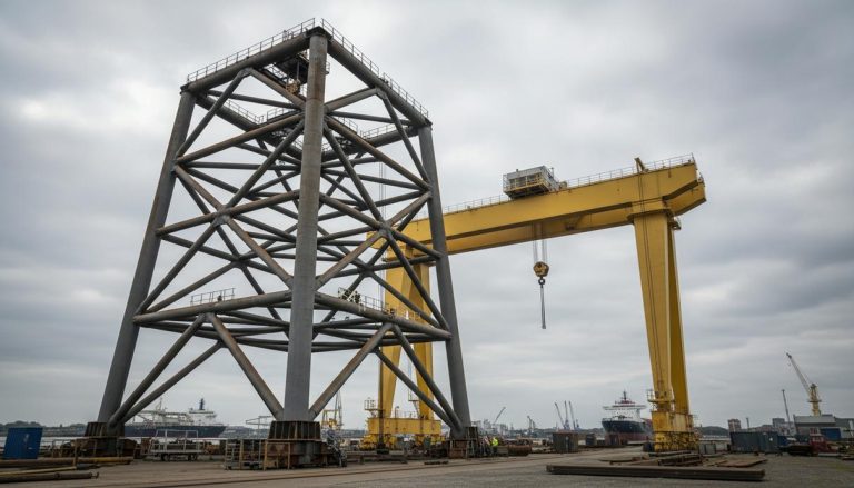 Heerema собрала первый элемент для 2 ГВт платформы IJmuiden Ver Beta