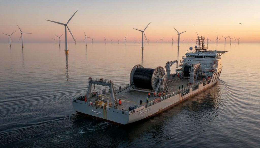 Корейская Taihan вводит в строй кабелеукладочное судно Skandi Connector