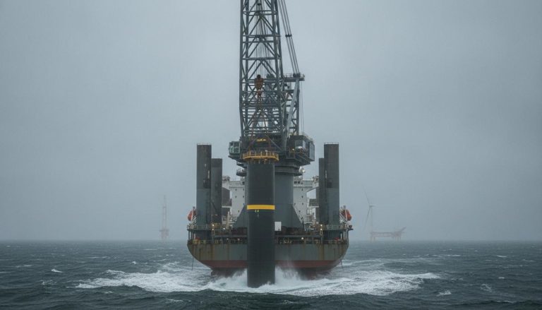 В Нидерландах начали монтаж фундаментов для ВЭС OranjeWind на 795 МВт